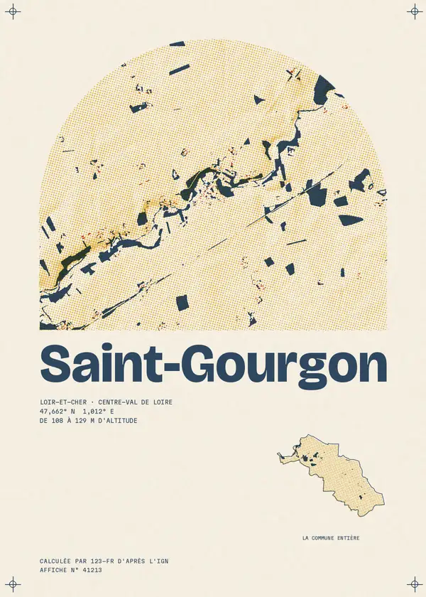 Affiche de Saint-Gourgon, calculée par 123-fr d'après l'IGN