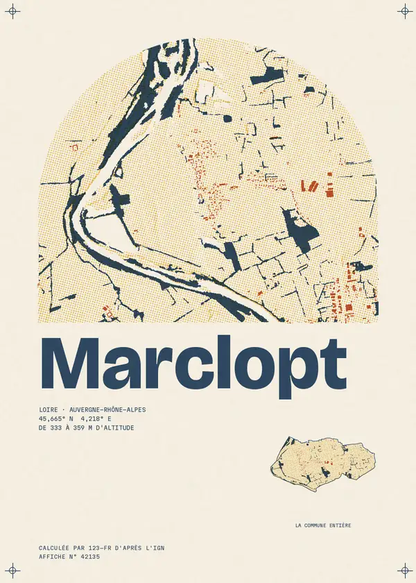 Affiche de Marclopt, calculée par 123-fr d'après l'IGN