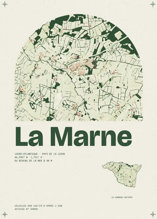 Affiche de La Marne, calculée par 123-fr d'après l'IGN