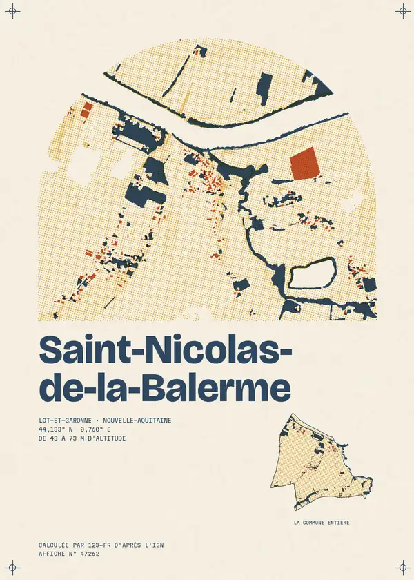 Affiche de Saint-Nicolas-de-la-Balerme, calculée par 123-fr d'après l'IGN