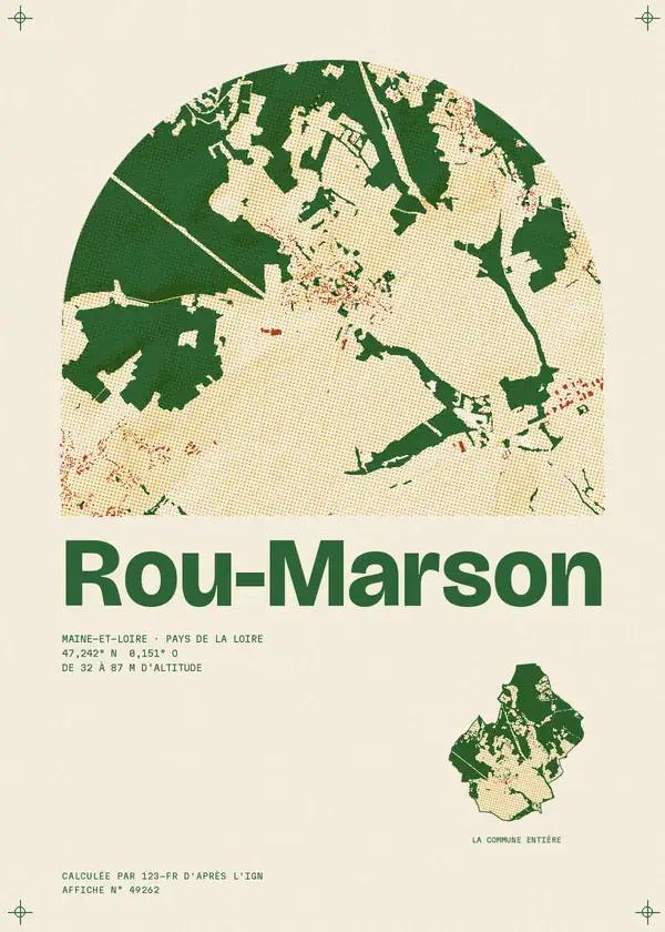 Affiche de Rou-Marson, calculée par 123-fr d'après l'IGN