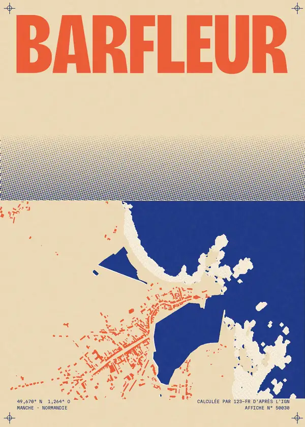 Affiche de Barfleur, calculée par 123-fr d'après l'IGN