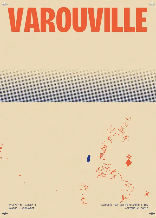 Affiche de Varouville, calculée par 123-fr d'après l'IGN