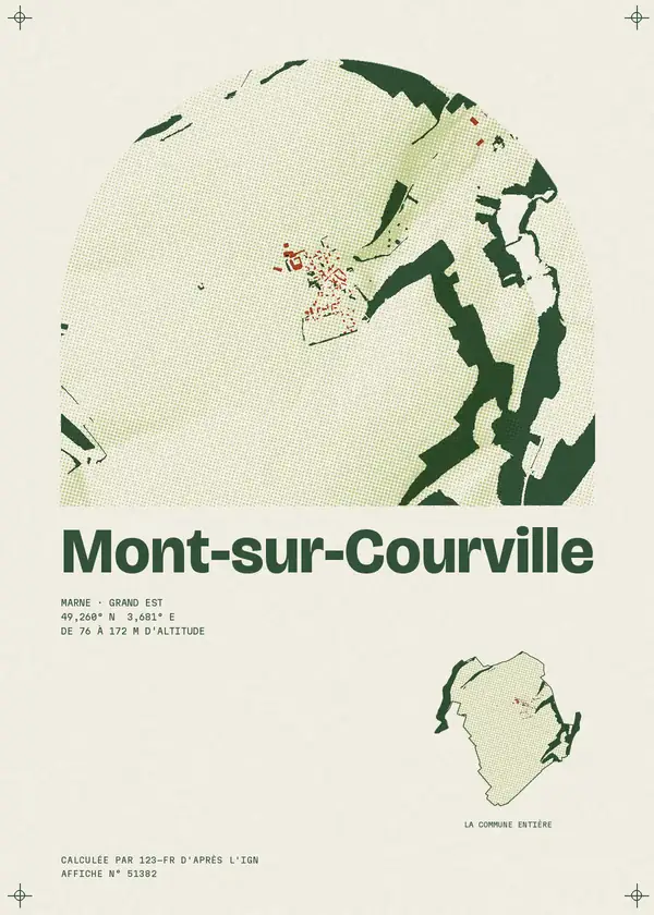 Affiche de Mont-sur-Courville, calculée par 123-fr d'après l'IGN