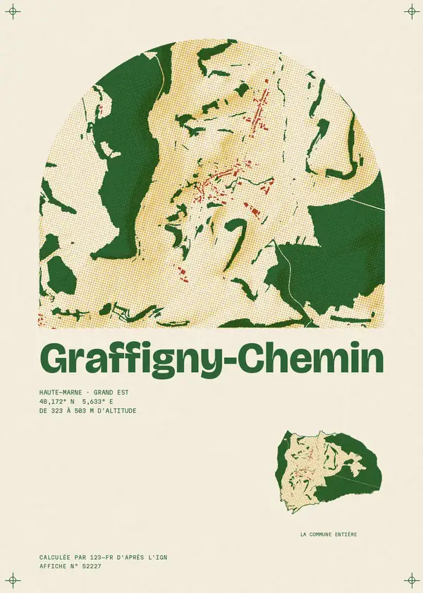 Affiche de Graffigny-Chemin, calculée par 123-fr d'après l'IGN