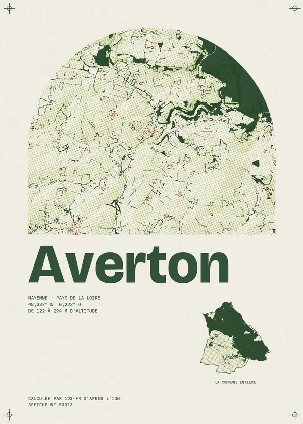 Affiche de Averton, calculée par 123-fr d'après l'IGN