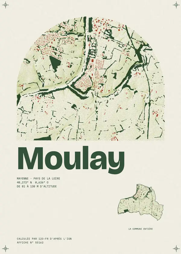 Affiche de Moulay, calculée par 123-fr d'après l'IGN