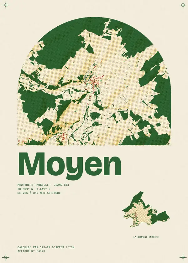 Affiche de Moyen, calculée par 123-fr d'après l'IGN