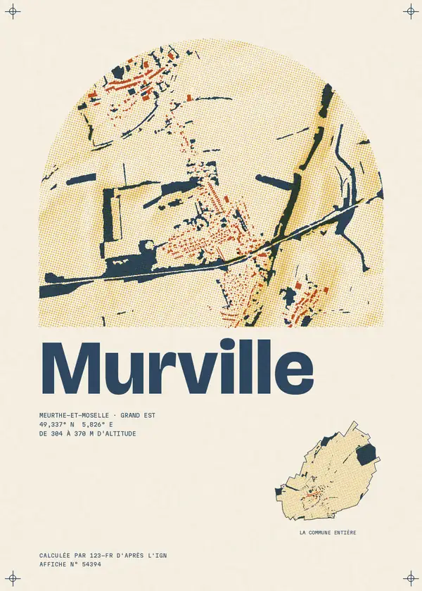 Affiche de Murville, calculée par 123-fr d'après l'IGN