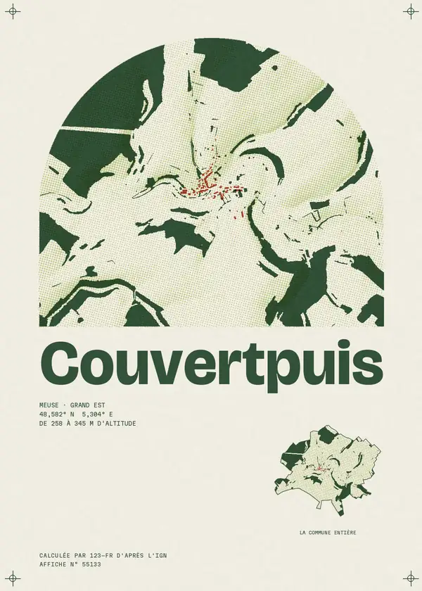 Affiche de Couvertpuis, calculée par 123-fr d'après l'IGN