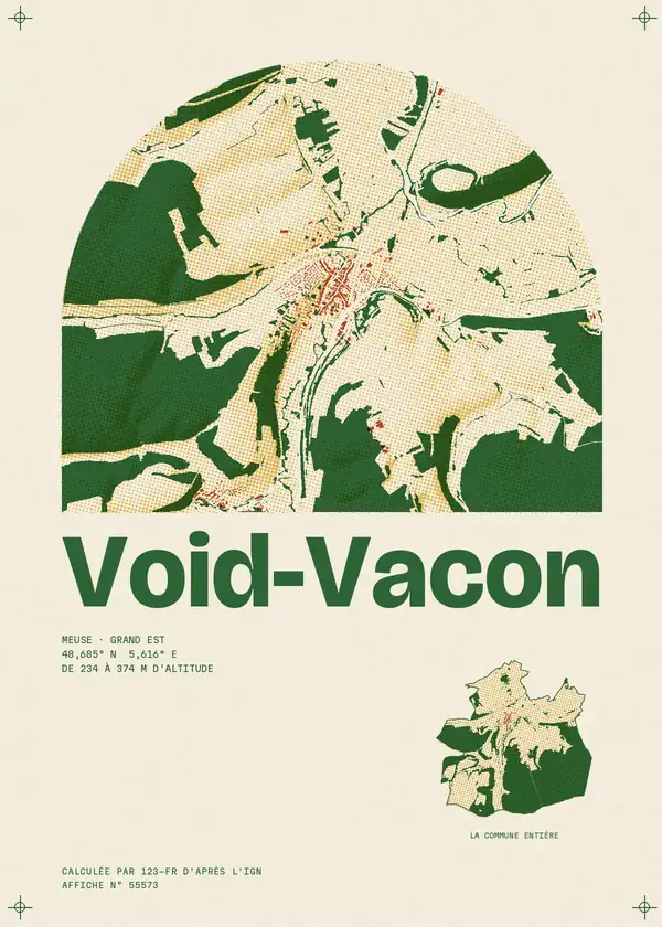 Affiche de Void-Vacon, calculée par 123-fr d'après l'IGN