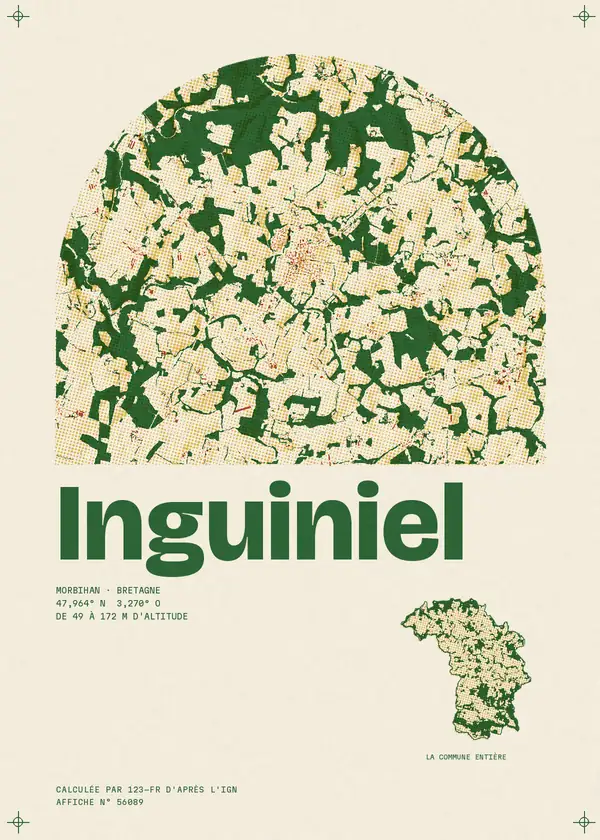 Affiche de Inguiniel, calculée par 123-fr d'après l'IGN