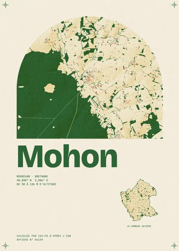 Affiche de Mohon, calculée par 123-fr d'après l'IGN