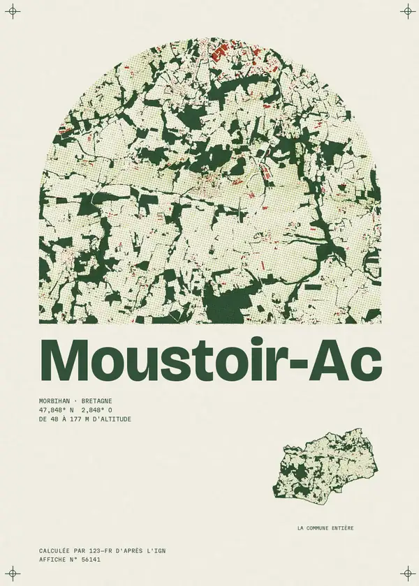 Affiche de Moustoir-Ac, calculée par 123-fr d'après l'IGN