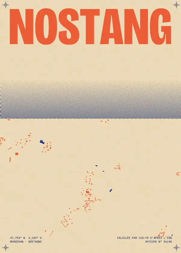 Affiche de Nostang, calculée par 123-fr d'après l'IGN