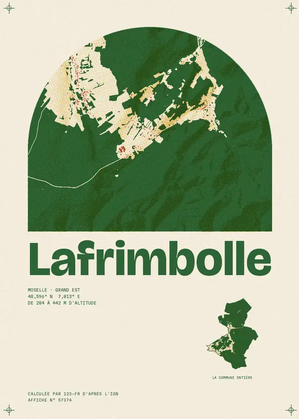 Affiche de Lafrimbolle, calculée par 123-fr d'après l'IGN