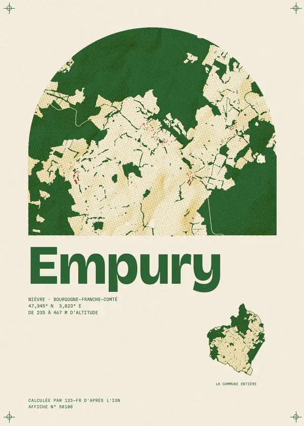 Affiche de Empury, calculée par 123-fr d'après l'IGN