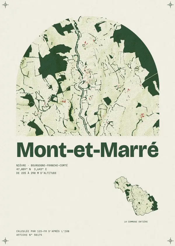 Affiche de Mont-et-Marré, calculée par 123-fr d'après l'IGN