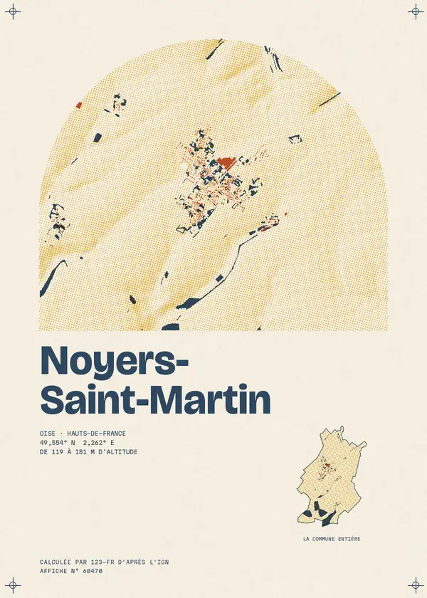Affiche de Noyers-Saint-Martin, calculée par 123-fr d'après l'IGN