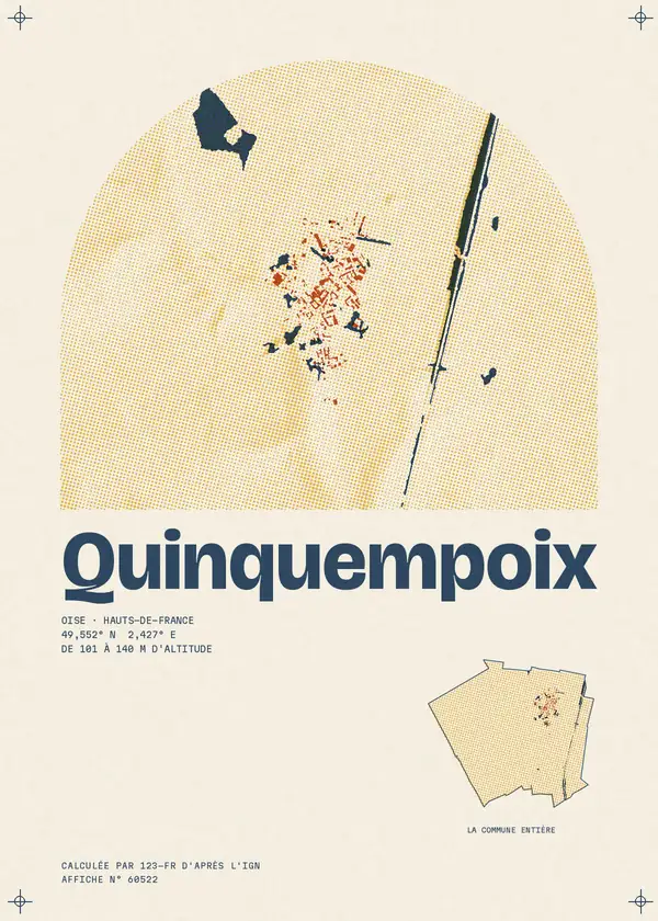 Affiche de Quinquempoix, calculée par 123-fr d'après l'IGN