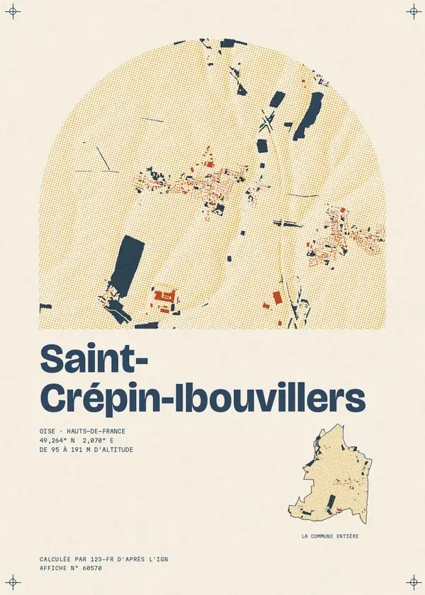 Affiche de Saint-Crépin-Ibouvillers, calculée par 123-fr d'après l'IGN