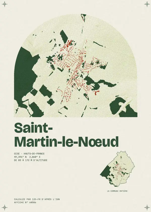 Affiche de Saint-Martin-le-Nœud, calculée par 123-fr d'après l'IGN