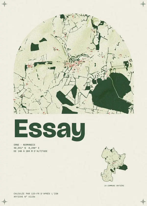 Affiche de Essay, calculée par 123-fr d'après l'IGN