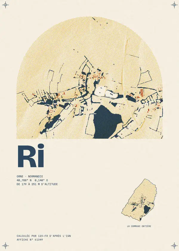 Affiche de Ri, calculée par 123-fr d'après l'IGN