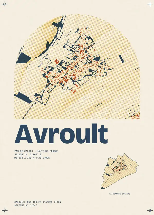 Affiche de Avroult, calculée par 123-fr d'après l'IGN