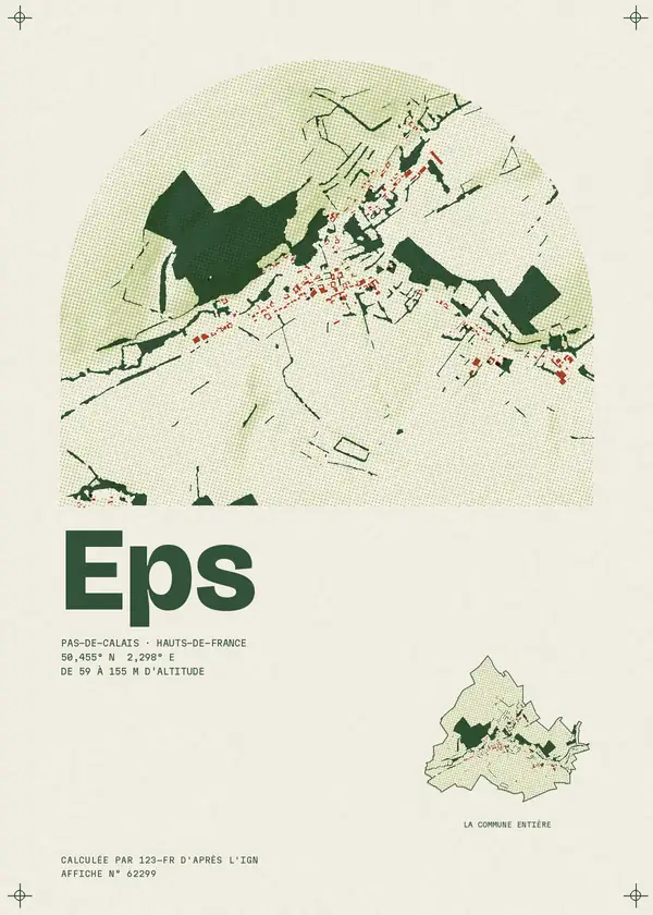Affiche de Eps, calculée par 123-fr d'après l'IGN