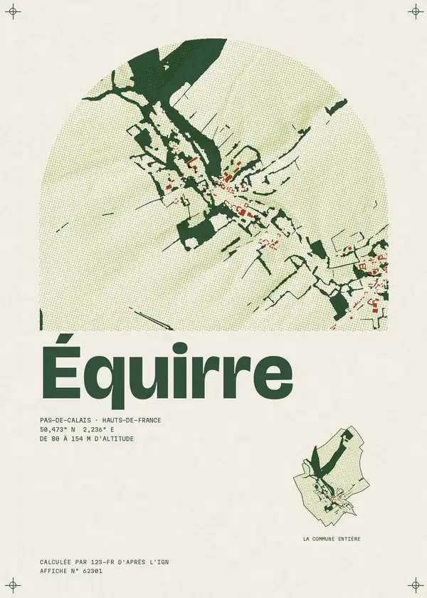 Affiche de Équirre, calculée par 123-fr d'après l'IGN