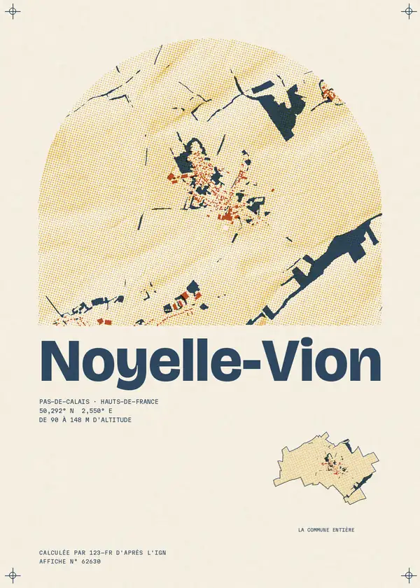 Affiche de Noyelle-Vion, calculée par 123-fr d'après l'IGN