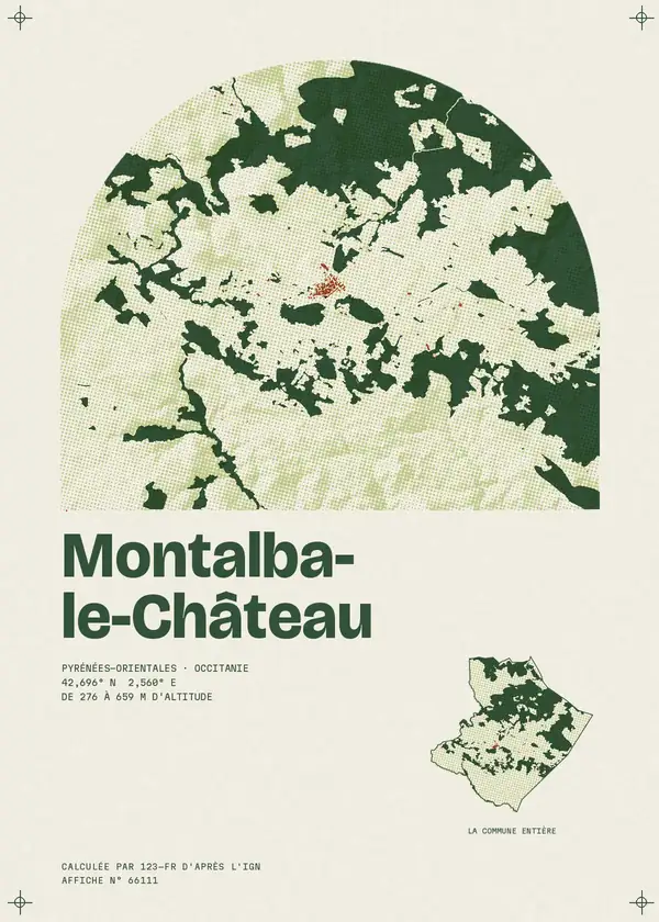 Affiche de Montalba-le-Château, calculée par 123-fr d'après l'IGN