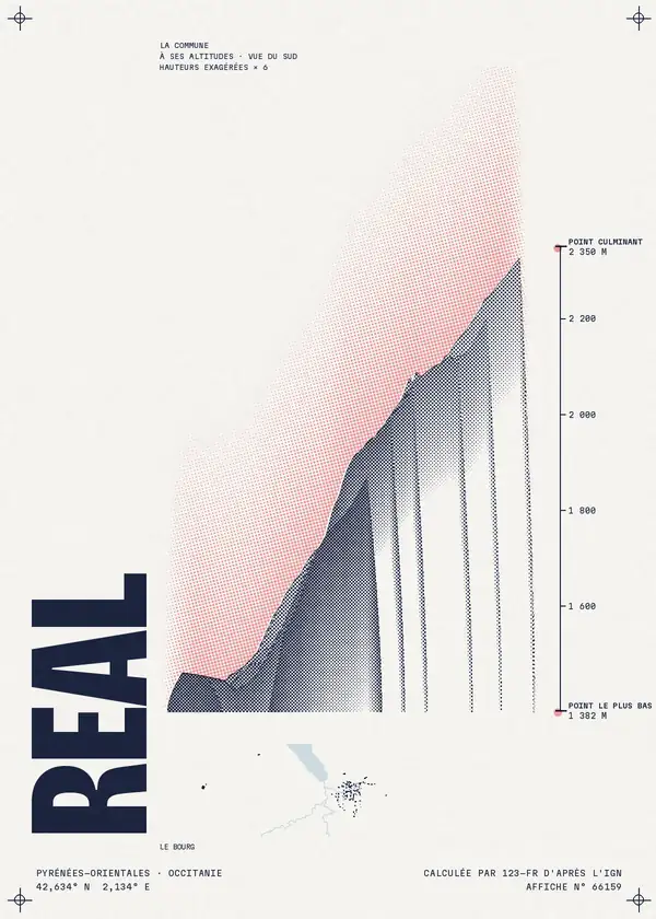 Affiche de Réal, calculée par 123-fr d'après l'IGN