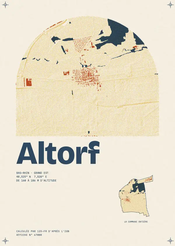 Affiche de Altorf, calculée par 123-fr d'après l'IGN