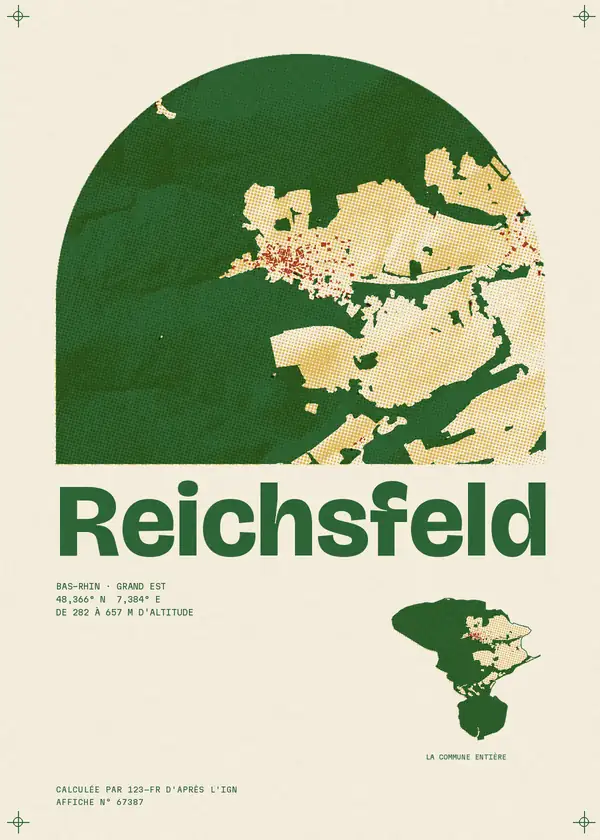 Affiche de Reichsfeld, calculée par 123-fr d'après l'IGN