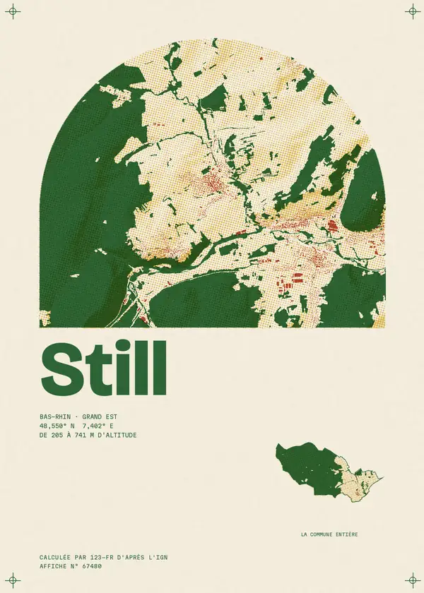 Affiche de Still, calculée par 123-fr d'après l'IGN