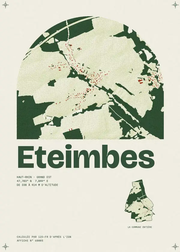 Affiche de Eteimbes, calculée par 123-fr d'après l'IGN