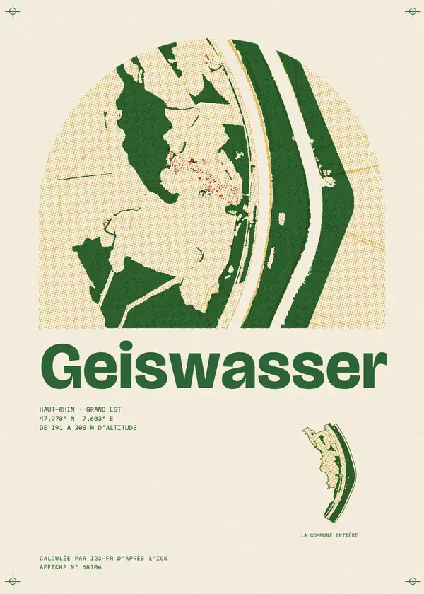 Affiche de Geiswasser, calculée par 123-fr d'après l'IGN