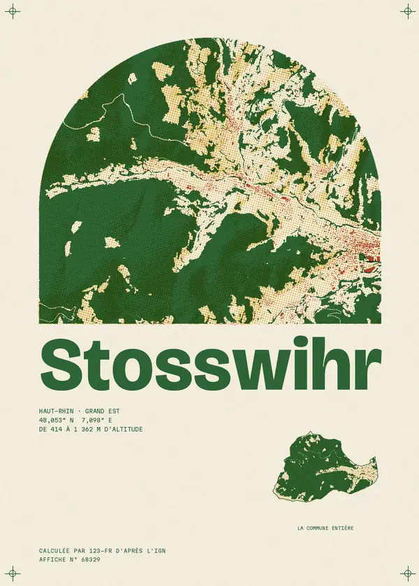 Affiche de Stosswihr, calculée par 123-fr d'après l'IGN