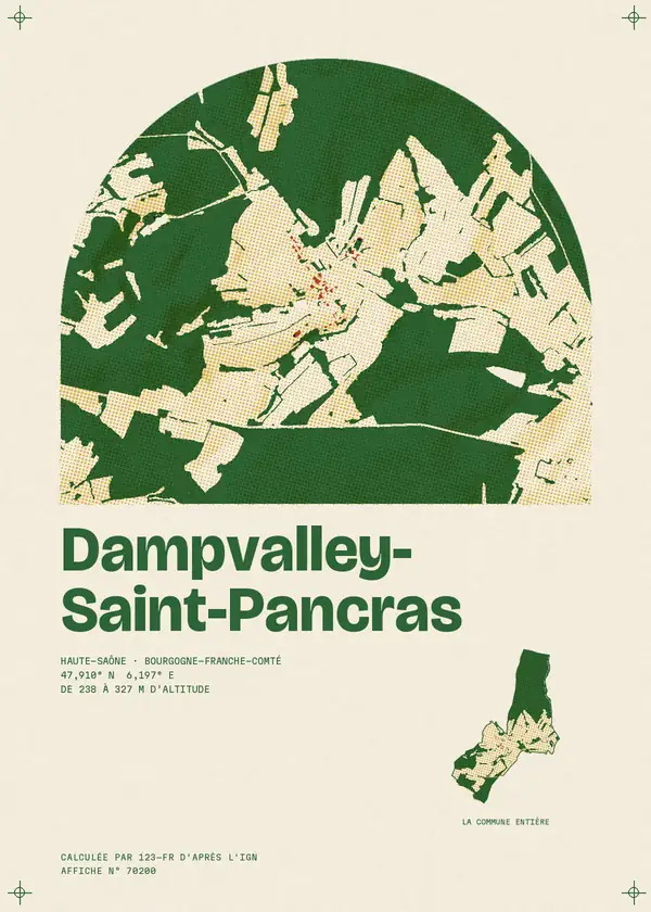 Affiche de Dampvalley-Saint-Pancras, calculée par 123-fr d'après l'IGN