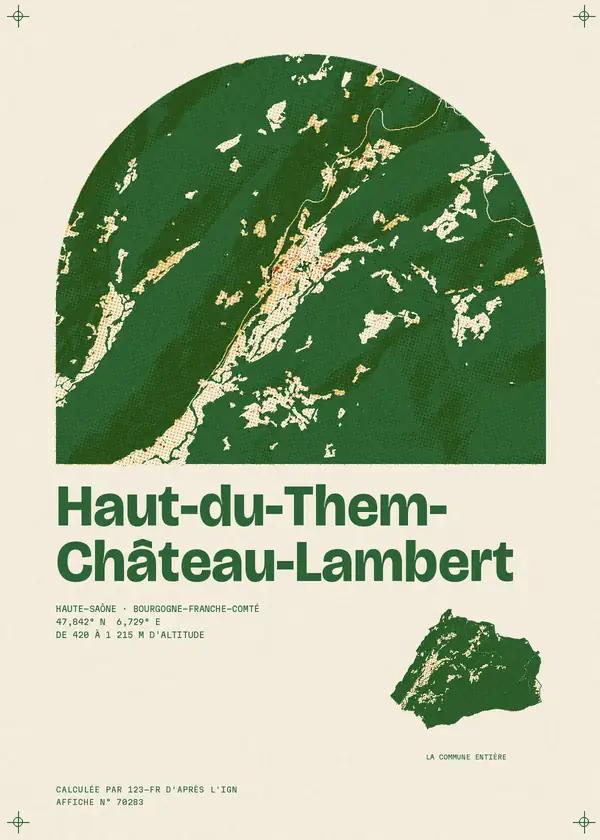 Affiche de Haut-du-Them-Château-Lambert, calculée par 123-fr d'après l'IGN