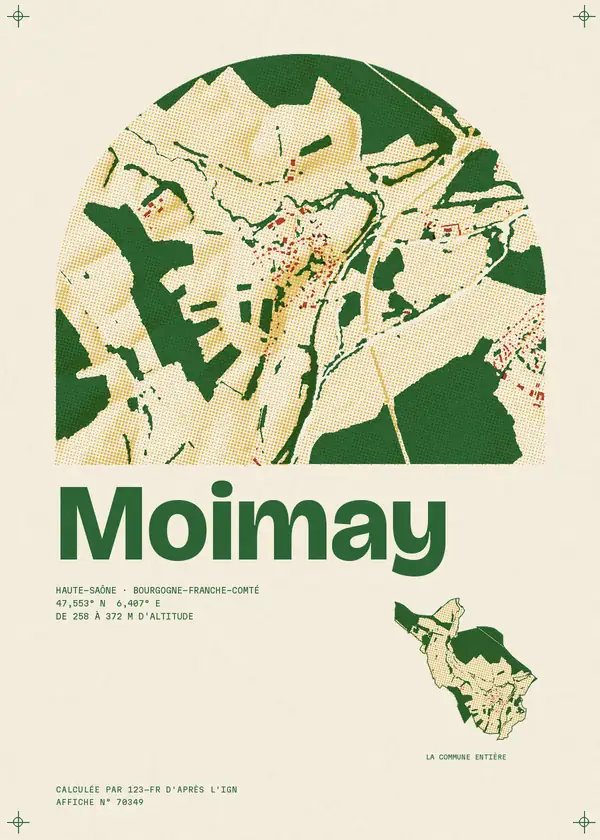 Affiche de Moimay, calculée par 123-fr d'après l'IGN