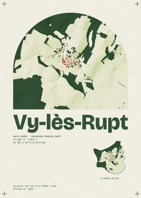 Affiche de Vy-lès-Rupt, calculée par 123-fr d'après l'IGN