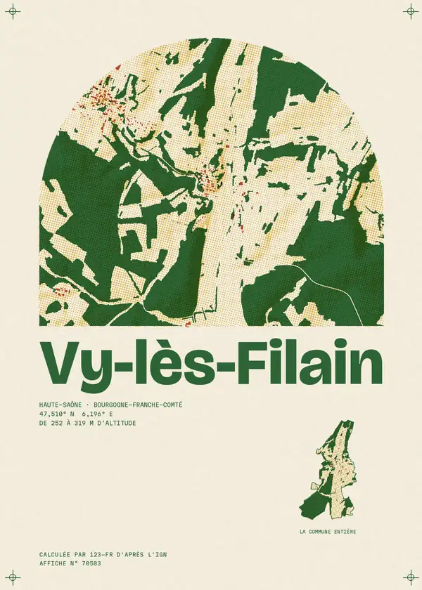 Affiche de Vy-lès-Filain, calculée par 123-fr d'après l'IGN