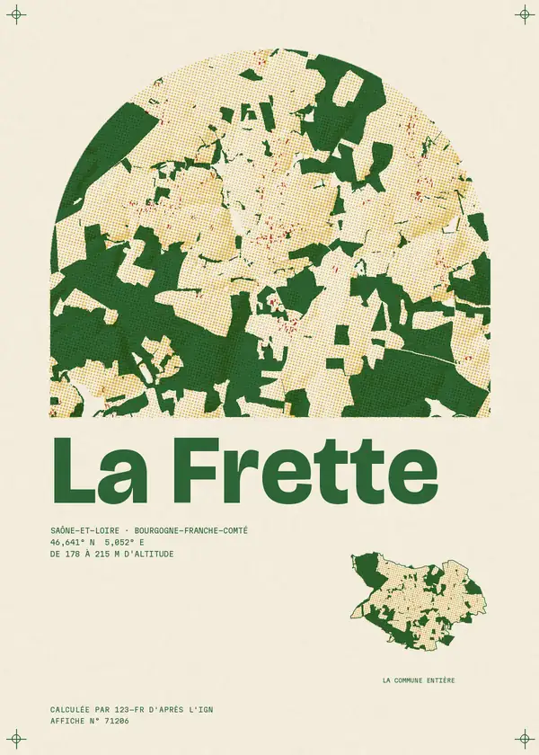 Affiche de La Frette, calculée par 123-fr d'après l'IGN