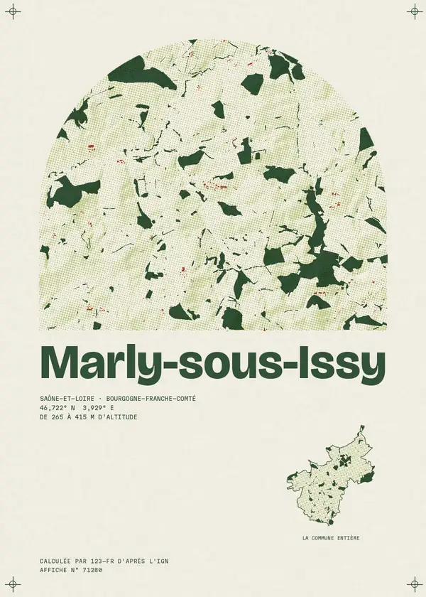 Affiche de Marly-sous-Issy, calculée par 123-fr d'après l'IGN