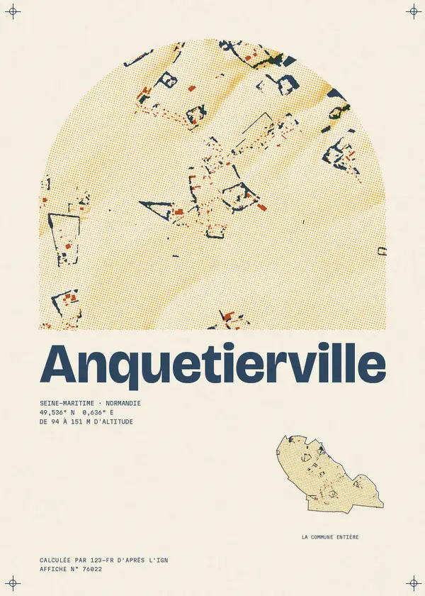 Affiche de Anquetierville, calculée par 123-fr d'après l'IGN
