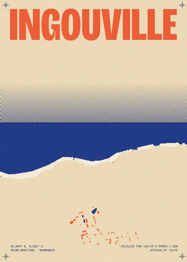 Affiche de Ingouville, calculée par 123-fr d'après l'IGN