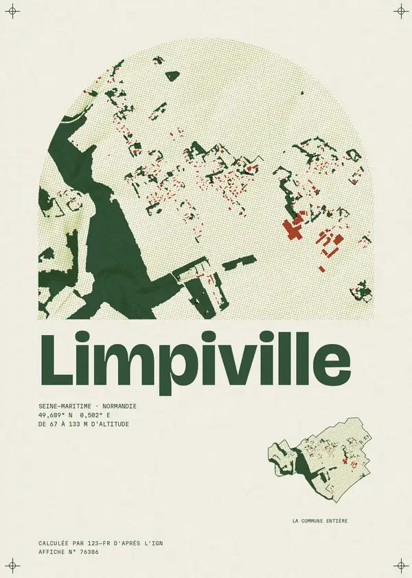 Affiche de Limpiville, calculée par 123-fr d'après l'IGN